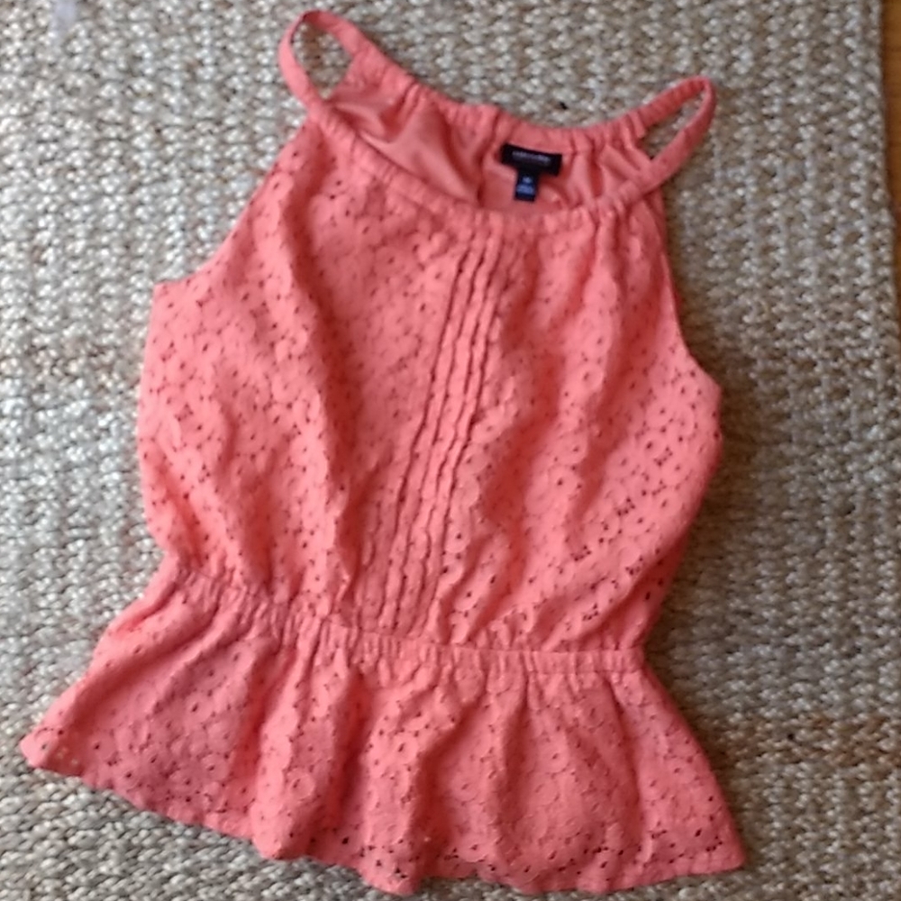 Eyelet Tank Top